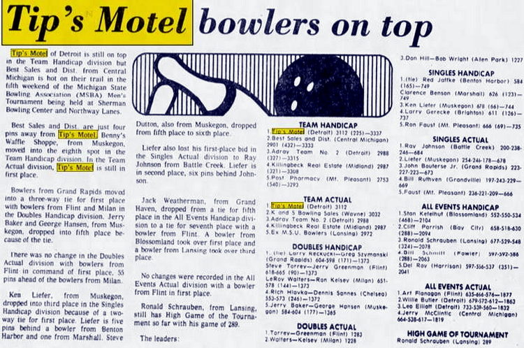 Tip Motel (Tips Motel) - Feb 14 1977 Article (newer photo)